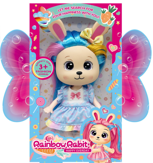 6114B Rainbow Rabbit