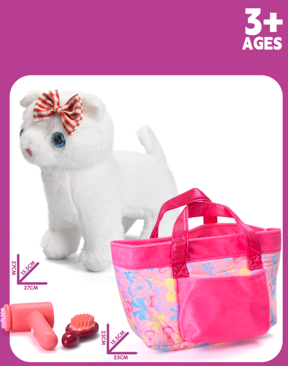 832-230 Plush Cat in Window Box