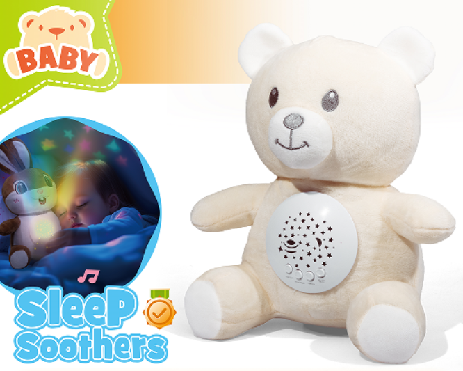 DH-13 Sleep Soothing Plush Bear