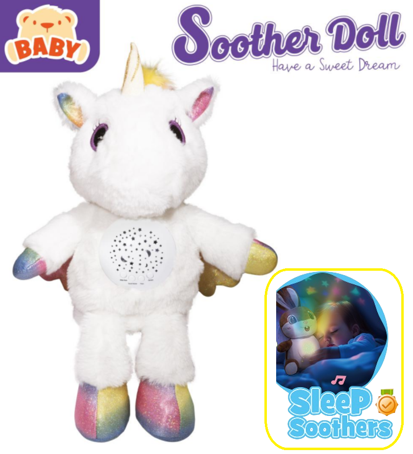 DH-4 Sleep Soothing Plush Unicorn
