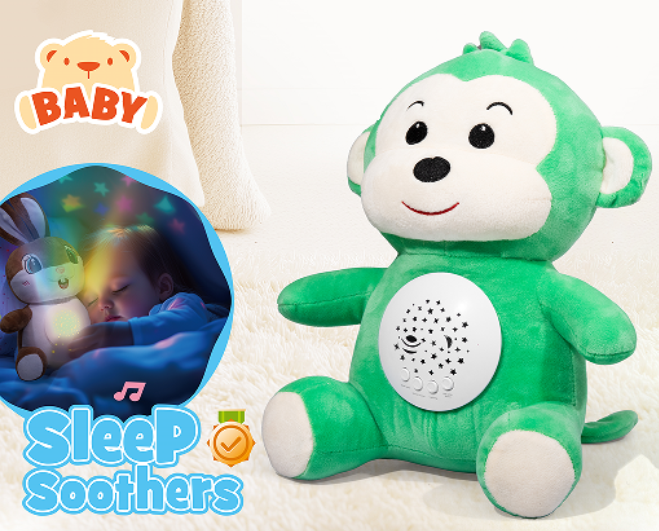 KC-16 Sleep Soothing Plush Monkey