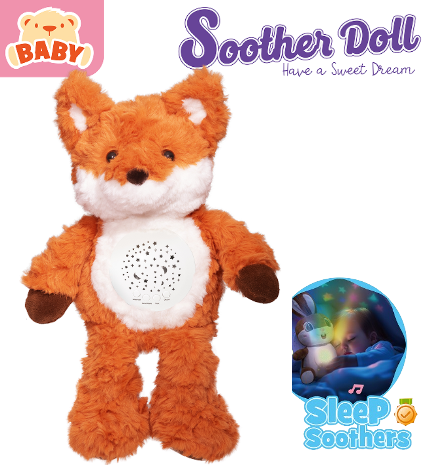 KC-2 Sleep Soothing Plush Fox
