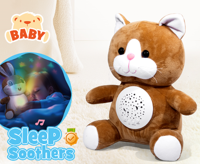 KC-9 Sleep Soothing Plush Cat