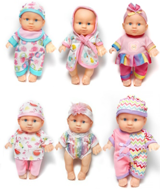 L-2404B Baby Doll Set -6 pcs