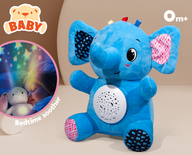 MH-10 B/O Soothing Plush Elephant
