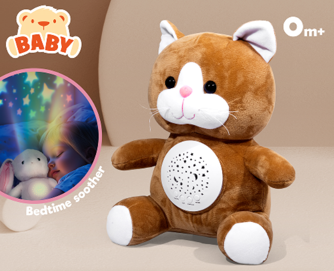 MH-9 B/O Soothing Plush Cat