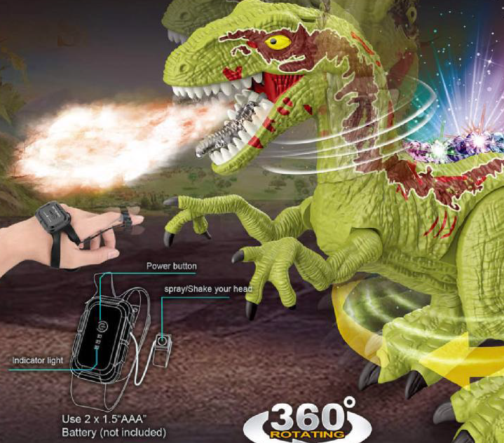 NY053-B Remote Control Dinosaur Watch