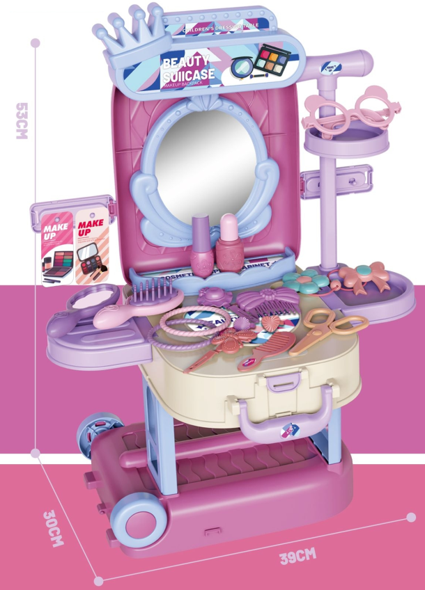 T2151-2 /3-in-1 Dresser Luggage Play Set