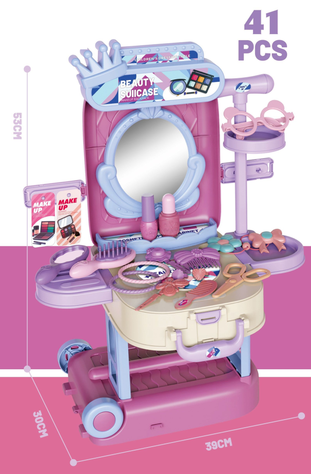 T2151-4 /3-in-1 Dresser Luggage Play Set