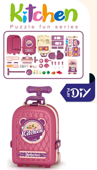 T2157-A /3-in-1 Kitchen Suitcase Play