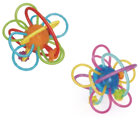 1106 Teething Rings/ Honey comb Teething Toy