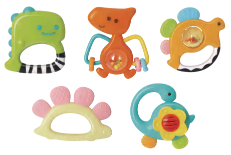 1109 Dinosaur Rattles