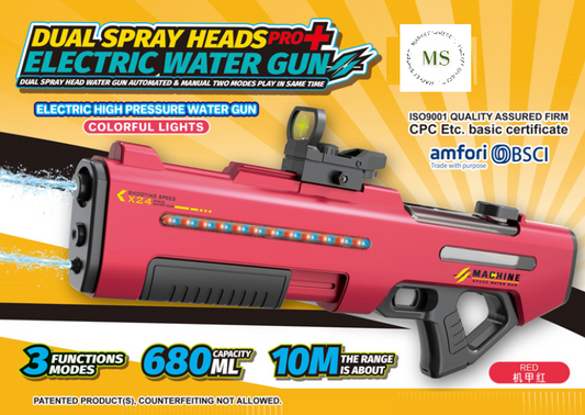 KB1390 Dual Spray Heads Pro Water Gun