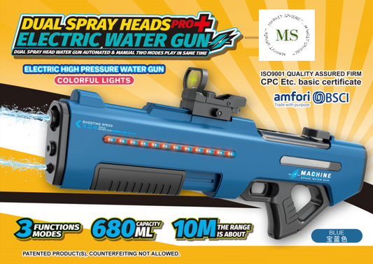 KB1391 Dual Spray Heads Pro+ Water Gun