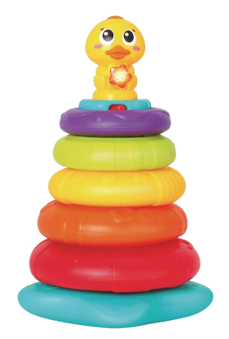 2101 Little Rainbow Duck Stacking Toy