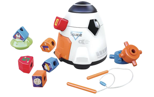 HE792000 Magic Toy Spaceship Shape Sorter Building Set