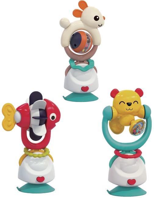 E7975ABC 2-in-1 High Chair Toys & Baby Rattle