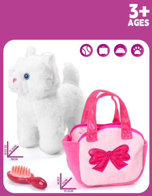 832-227 Plush Cat in Window Box