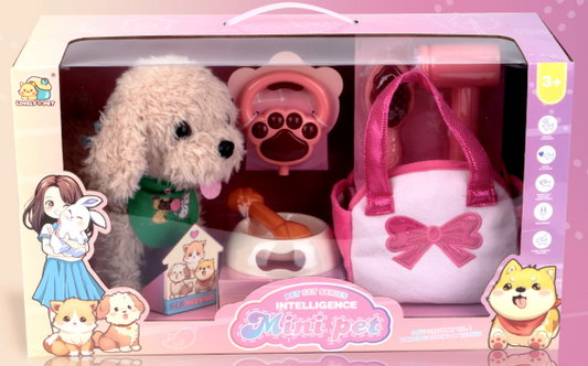 8832-51 Mini Pet - Interactive Plush Pet Teddy Dog