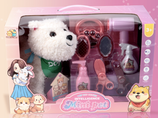 8832-66 Mini Pet - Interactive Plush Pet White Terrier