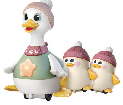 HE9987 Waddling Duck Family
