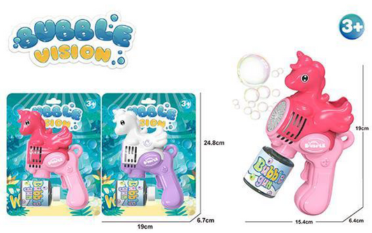 BV560  Unicorn Bubble Gun with Light