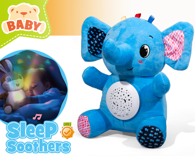 DH-10 Sleep Soothing Plush Elephant