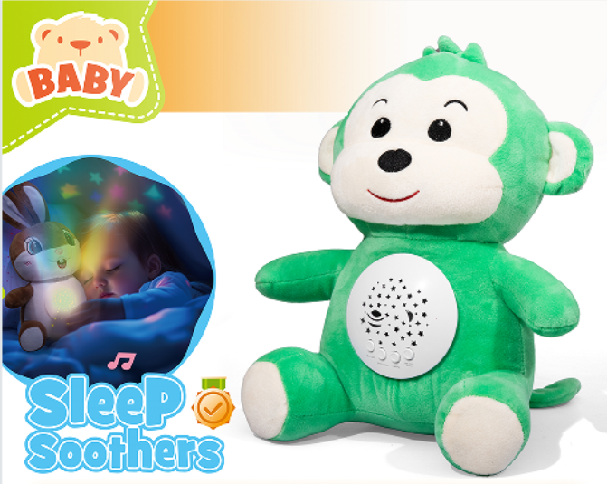 DH-16 Sleep Soothing Plush Monkey