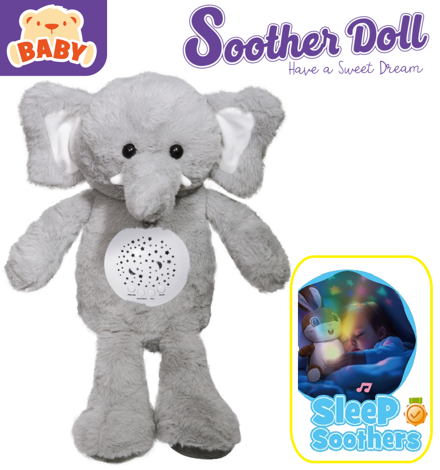 DH-5 Sleep Soothing Plush Elephant