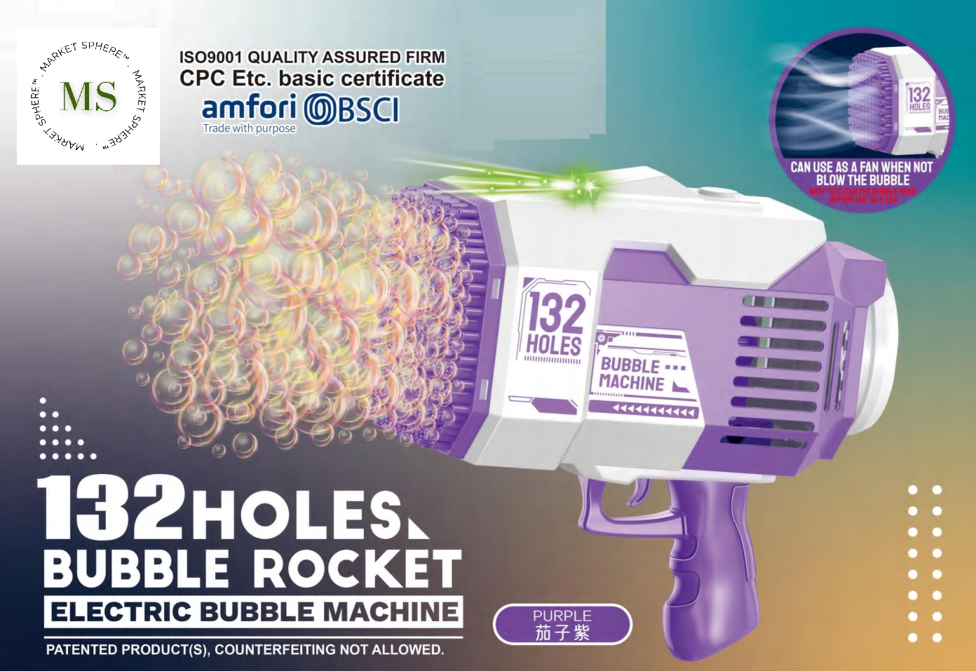 KB1293 Bubble Rocket 132 Holes