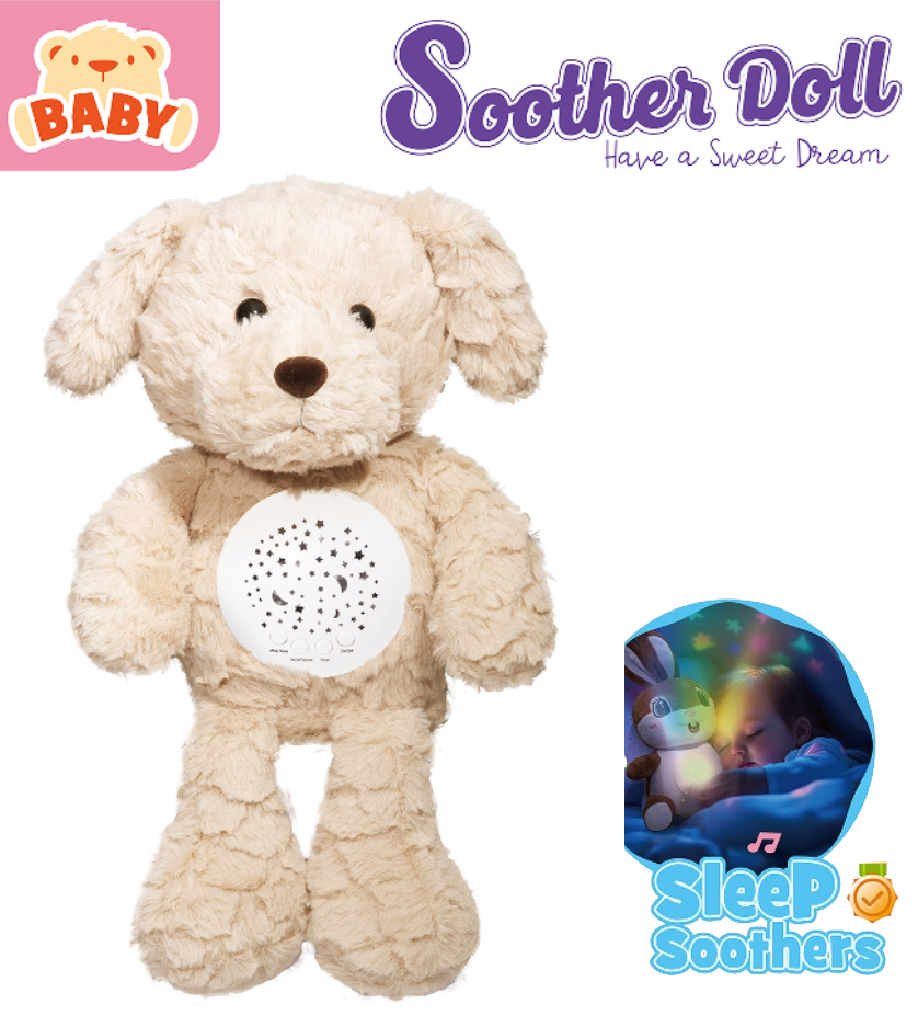 KC-1 Sleep Soothing Plush Dog
