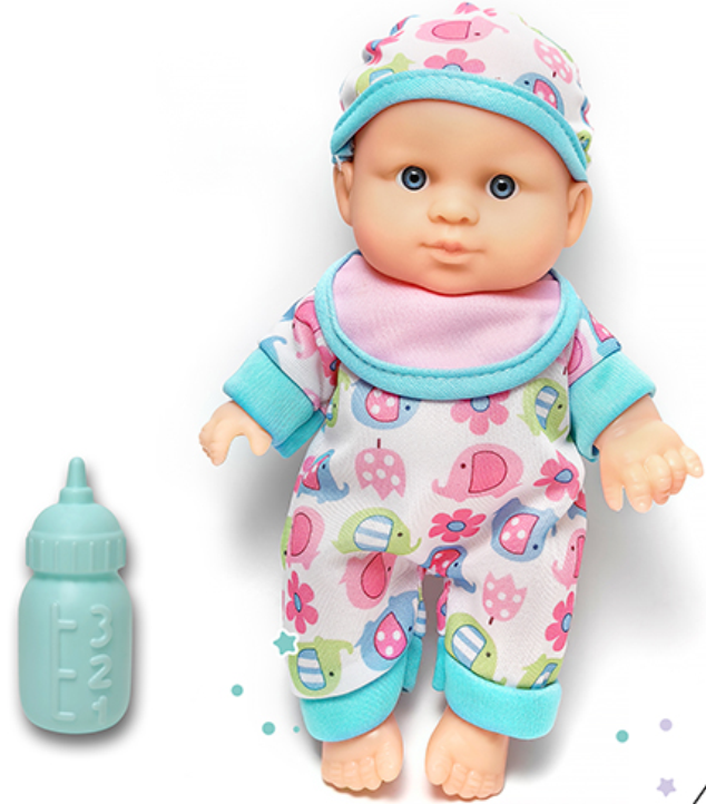L-2401-A Soft Baby Doll with Bottle