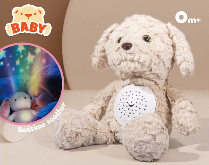 MH-1 B/O Soothing Plush Dog