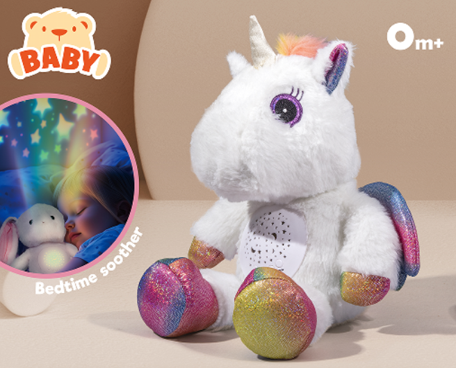 MH-4 B/O Soothing Plush Unicorn