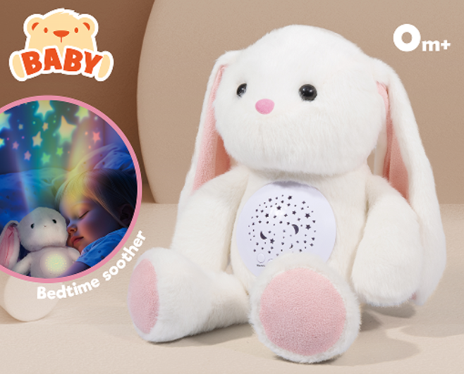 MH-8  B/O Soothing Plush Rabbit
