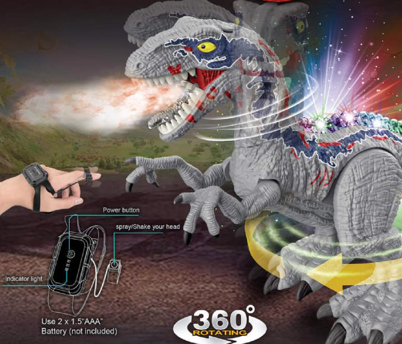NY053-A Remote Control Dinosaur Watch