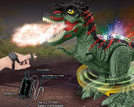 NY056-A Remote Control Channel Dinosaur Watch