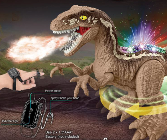 NY057-B Remote Control Channel Dinosaur Watch