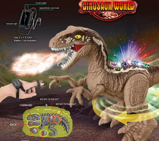 NY057-B Remote 2 Control Channel Dinosaur