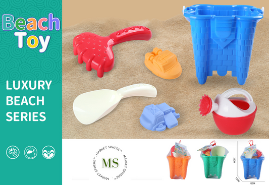TS0564454 Beach Big Castle Bucket Set 6 pcs