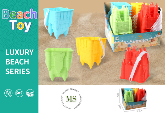 TS0588146 Folding Beach Bucket Set 24 pcs