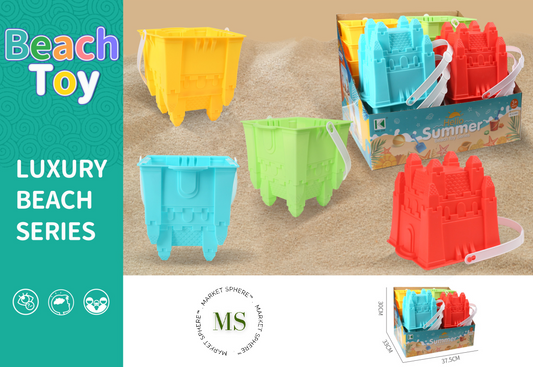 TS0588147 Folding Beach Bucket Set 16 pcs