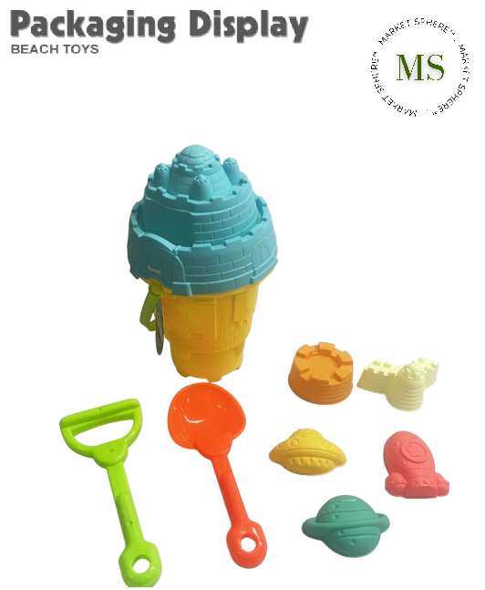 TS0638004 Beach Set Ice Cream 9 pcs